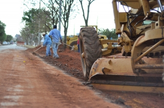  Uma série de obras estão sendo realizadas na avenida goiás, no Parque União