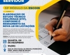 ESCOIN promove curso para servidores do setor de compras do município