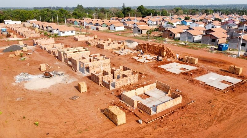 Prefeitura de Aquidauana avança com mais contruções de casas no Jardim Pantanal