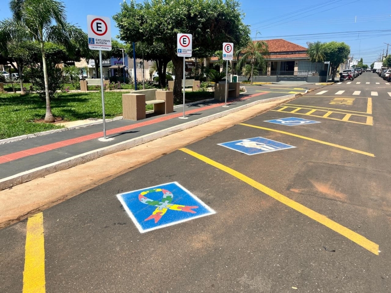 Aparecida do Taboado disponibiliza vagas de estacionamento para pessoas com Autista