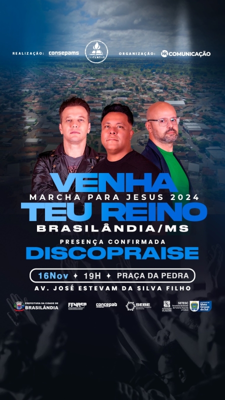 Banda Discopraise estará na “Marcha para Jesus” em Brasilândia