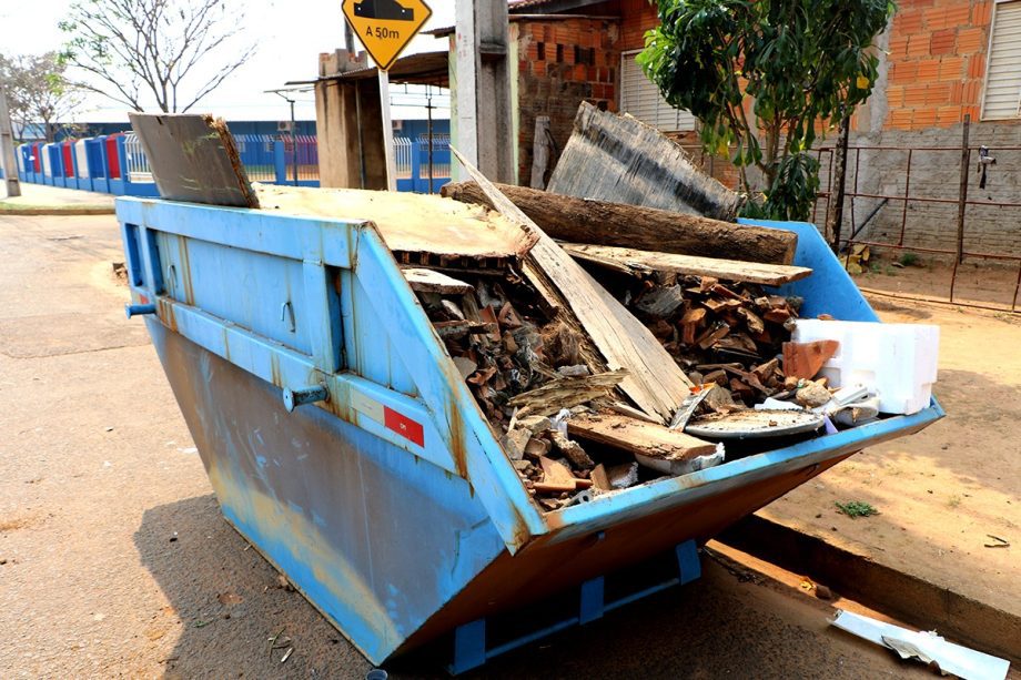 Caçambas do Mutirão da Limpeza ficam até o dia 11 de novembro